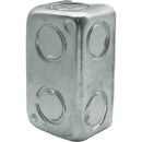 Caja Metálica tipo Chalupa 2x4 Galvanizada
