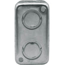 Caja Metálica tipo Chalupa 2x4 Galvanizada