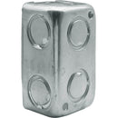 Caja Metálica tipo Chalupa 2x4 Galvanizada