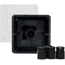 Caja Negra Poliflex de 3/4" con Tapa