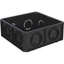 Caja Negra Poliflex de 3/4" con Tapa