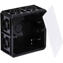 Caja Negra Poliflex de 3/4" con Tapa