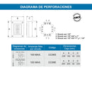 Centro de Carga para Empotrar 6 Polos